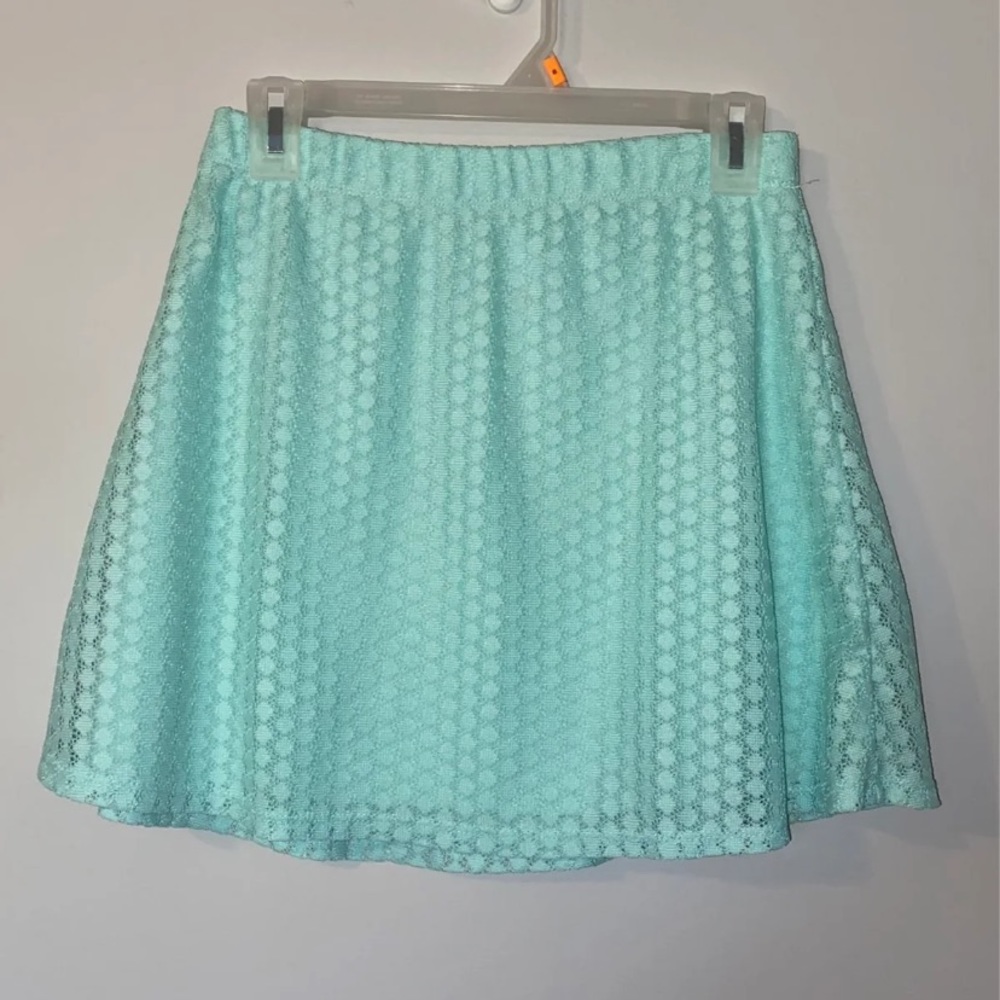 Mint mini skirt